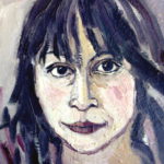 "María con 7 años", óleo sobre lienzo, 46x38 cm, (1990)