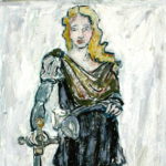 "Sota de espadas", óleo sobre tabla, 60x40 cm, (2002)