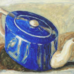 "Tetera azul II", óleo sobre lienzo, 27x35 cm, (2001)