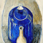 "Tetera azul I", óleo sobre lienzo, 35x27 cm, (2001)