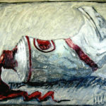 "Óleo rojo", óleo sobre tabla, 45x60 cm, (2002)